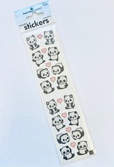 Panda Love Stickers Envelope Seals Planner Supply Papercraft DIY Crafts