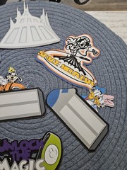 Disney’s Magic Kingdom Space Mountain Handmade 7 piece Set Scrapbook Die Cuts