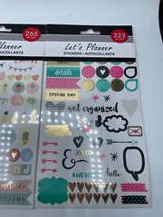 Let’s Planner Stickers 265, 323 & 297 Pieces – Unicorns, Pineapple, xoxo, etc