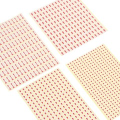 1Pack Red Arrow Labels Removable Small Circle Dot Stickers Defect Indica~gw