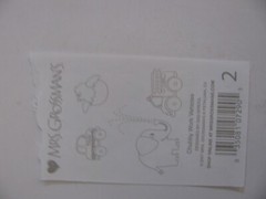 Mrs. Grossman’s Stickers CHUBBY WORK VEHICLES Taxi Bus Tow 1 Mod 2″ X 3.25″ NOS