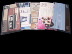 Creative Memories Lot Stickers, Dance, Earthtones, Blues, Neutrals