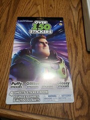 Disney Pixar Lightyear Over 150 Stickers Puffy/Glitter/Foil/Glossy New