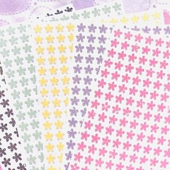 Glitter Flower Stickers! – Choose a Size & Color – Cute & Sparkly!
