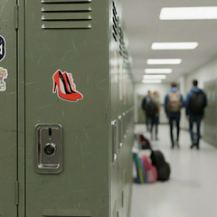 Fashionista Red High Heels ✦ B-Side Label Sticker