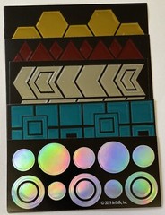 MODERN METALLICS PATTERN Stickers set(155pc)Artskills •Shapes•Foil•Card making•