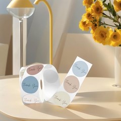 500 PCS Thank You Stickers Small Business 1.0 Inch Thank You for Morandi