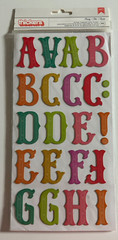 American Crafts Chipboard Alpha Thickers-Variations Available-U Choose