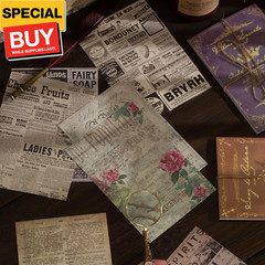 180 Sheets of Scrapbook Paper, Vintage Journaling Scrapbooking Supplies Craft Ki