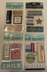 WOW NICE! Lot of 4 MAMBI Soft Spoken 3D stickers BOY / DAD Theme Fast Fair Ship!