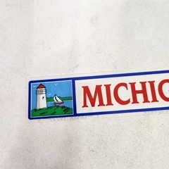S.R.M. Press Michigan 6″ States Titles Planner Sticker Multi-Color Travel Decal