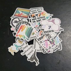 Lot Of 44 Tae Kwon Do Stickers Scrapbooking Crafts