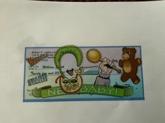 Funny Money Stickers, Apply Directly on Cash & Checks in Greeting Cards