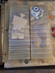 Creative Memories Scrapbooking Organizer Binder w/ Mixed Embellishments Lot