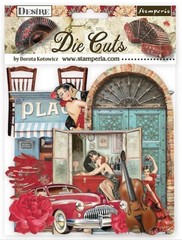 Stamperia DESIRE Die Cuts Chipboard Ship and Treasure 28pc DFLDC66
