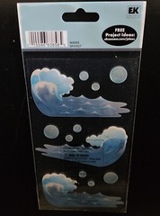 Jolee’s OCEAN WAVES Scrapbooking Stickers Water Sports – Surfing – Water Drops