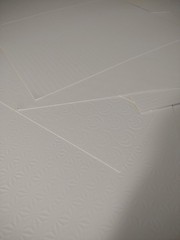 Scrapbook Craft JJ Heavyweight Paper 22 Sheets 8.5 x 11″ PEARL & WHITE TEXTURED