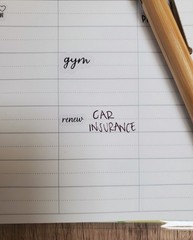 Renew Text Script Stickers for Planners, Journals and Calendars
