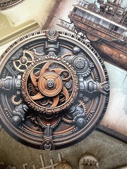 100+ Pc Steampunk Junk Journal Kit Ephemera Bundle Airship Gears Tags Vintage