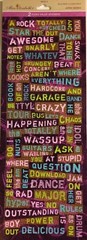 Miss Elizabeth’s HYPER WORDS 100+ Value Stickers Acid Lignin Free Made in USA