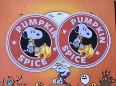 Snoopy Stickers Pumpkin Spice Coffee Stickers And Magnet