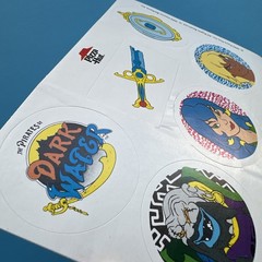 Vintage 90s Pizza Hut Promotional Pirates of Dark Water Sticker Sheet 1992