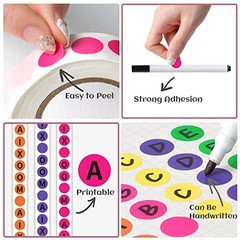 10,000 Color Coding Labels – 1/2″ Round Dot Stickers for Home Office Classroom –