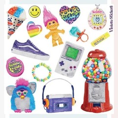 Violette Stickers – 90s Nostalgia – 1 Retro & Vintage Pop Culture Sticker Sheet