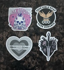 Dark Romance Reader Stickers Set Of 10