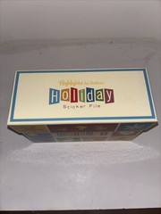 Vintage Highlights for Children Sticker File Box Holiday with Seasonal Stickers