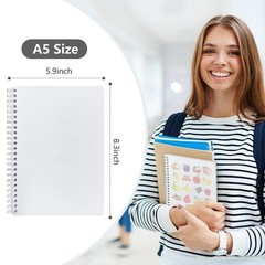 Reusable Sticker Album 40 Sheets A5 Storage Organizer Craft Notebook