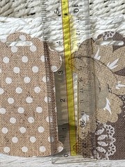 Junk Journal Scrapbook Embellishments 6 Lace/Ribbon Spools Vtg Burlap Look