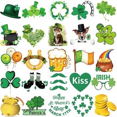 300 Pcs St. Patrick’s Day Shamrock Stickers, Vinyl Waterproof Irish Stickers …