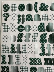 Making Memories Large Forest Green Upper/Lower Case ABC/123 Scrapbooking