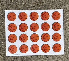 🔥 VINTAGE 1999 PAPER MAGIC GROUP BASKETBALL STICKER SHEET