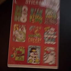 Christmas Stickers Multicolor Self-Adhesive Peel & Stick, 36 Sheet, Naughty