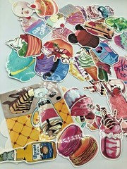 SWEETS (Pink Theme)~ Stickers Pack~70 PC for Skateboard~Laptop~Phone~Scrapbook