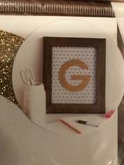 Recollection Craft Removable Monogram letters Stickers LOT 26 Pkgs Gold NEW DIY
