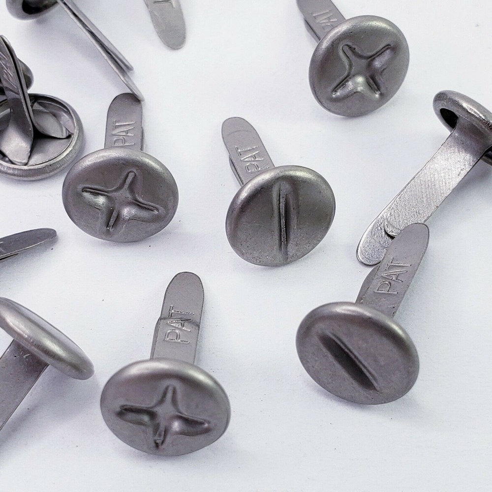 20 Screw Top Brads Phillips Flat Head Handyman Dad Fathers Day Cards Arts Crafts