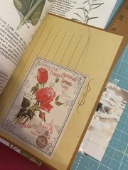 Unique Handmade Ephemera, Scrapbook,Junk Journal,tag,embellishment Mixed Media