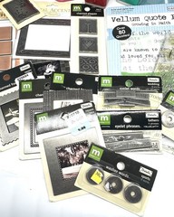 Scrapbooking Crafting supplies Mixed Lot. New And Used Items.(B)