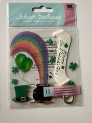 Jolee’s Boutique scrapbooking Stickers St. Patricks Day End of Rainbow