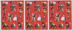 3 Sheets Disney Toy Story Scrapbook Stickers! BUZZ Lightyear Woody Jesse Bo Peep