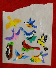 Vintage 90s/00s Sandylion Stickers Lot Princess, Farm Animals, Birds