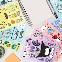 24 Sheets Stickers for Teens and Adults – Hello Cat, Kuromi, My Melody