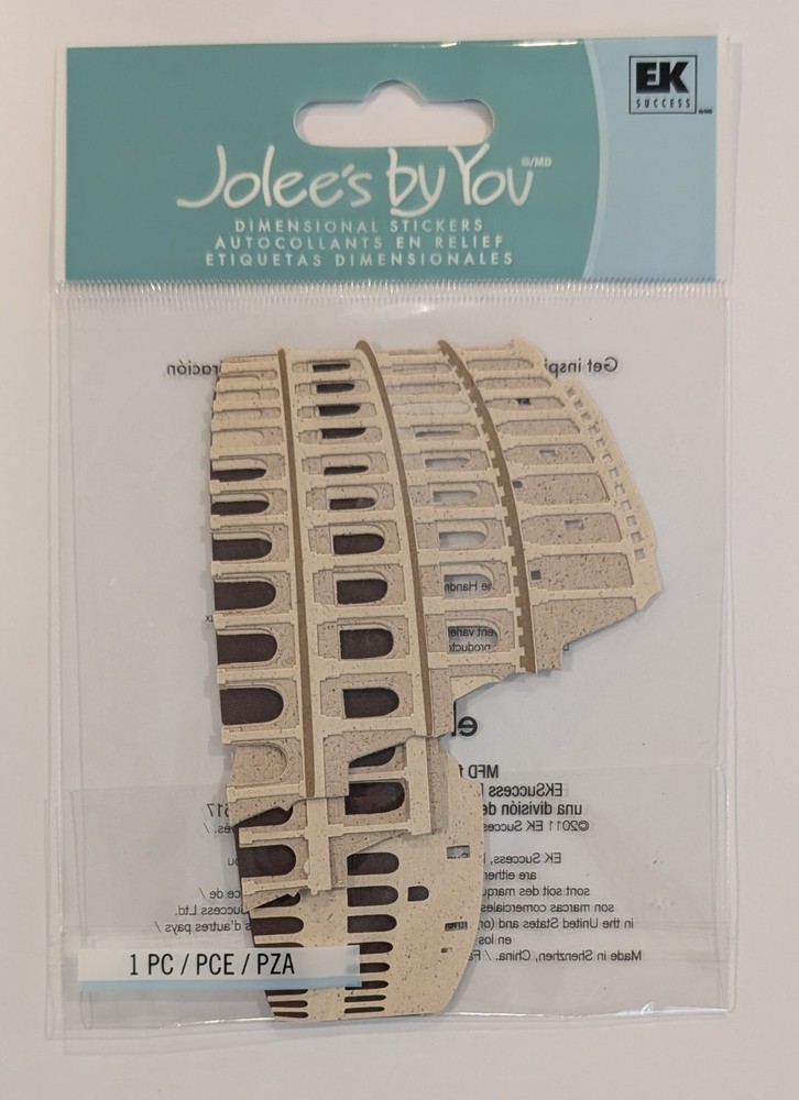 Jolee’s Colosseum Coliseum Rome Italy Scrapbooking Embellishment