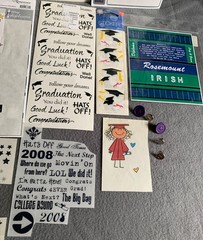 Graduation-Themed Scrapbooking Lot Stickers Embellishments Creative Fun