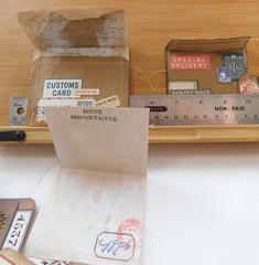 Junk Journal Ephemera Embellishment Add-on Handmade Set Vintage Style Set 4