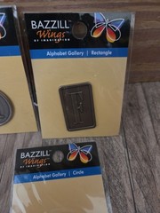 Dazzles Hot Off The Press Metal Monogram Charm Token Lot (7 Packages