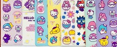 150+ Stickers PEPPA PIG BLUEY HELLO KITTY RAINBOCORNS SPIDERMAN PUSHEEN THE CAT